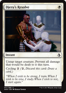 (image for) Djeru's Resolve (Foil)