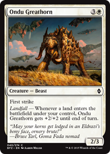 (image for) Ondu Greathorn (Foil)