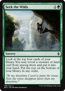 (image for) Seek the Wilds (Foil)