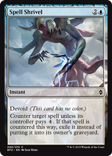 (image for) Spell Shrivel (Foil)