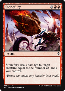 (image for) Stonefury (Foil)