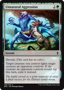 (image for) Unnatural Aggression (Foil)