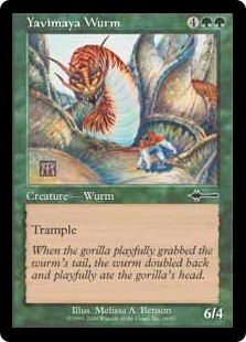 (image for) Yavimaya Wurm