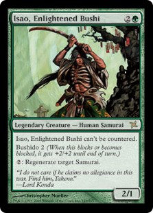 (image for) Isao, Enlightened Bushi (Foil)