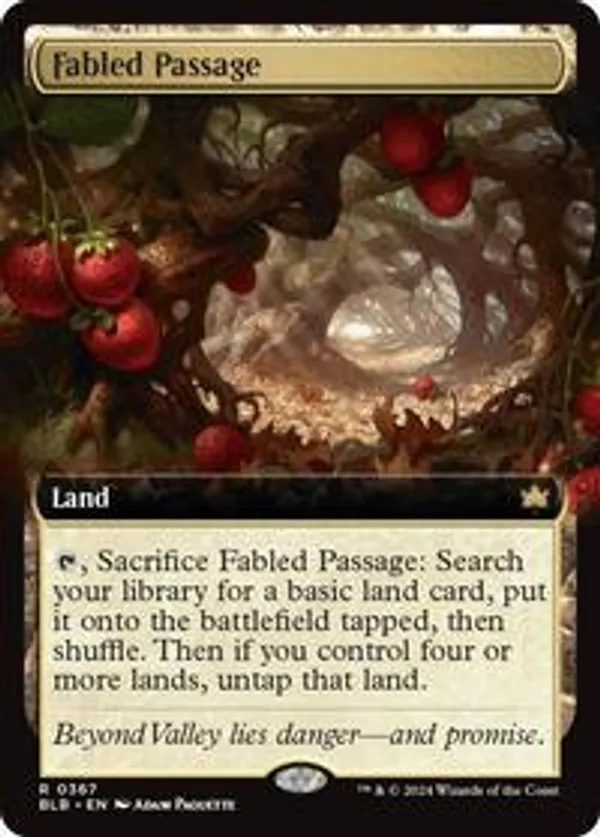 (image for) Fabled Passage (Extended Art) (Foil)