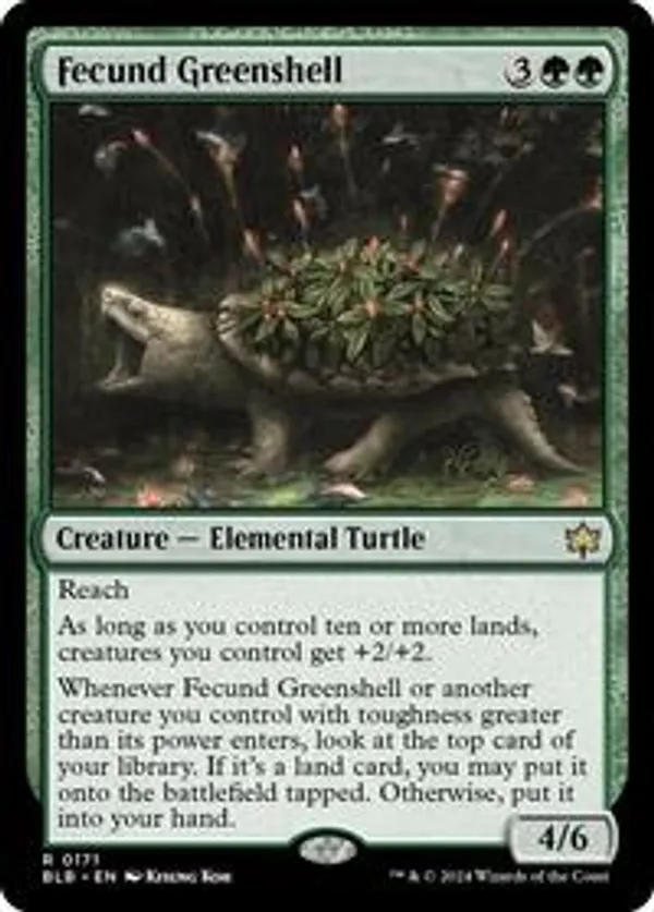 (image for) Fecund Greenshell (Foil)