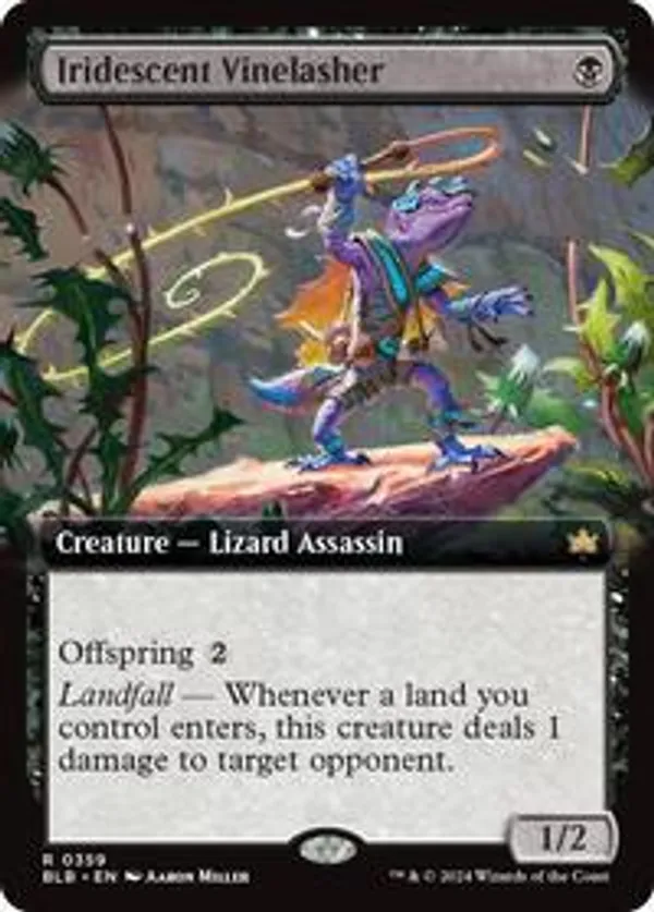 (image for) Iridescent Vinelasher (Extended Art) (Foil)