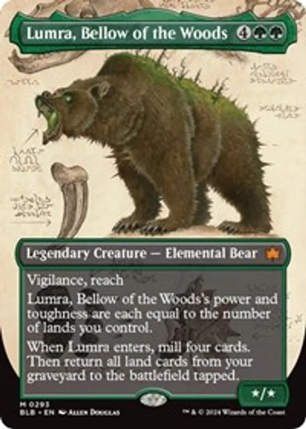 (image for) Lumra, Bellow of the Woods (Borderless) (0293) (Foil)