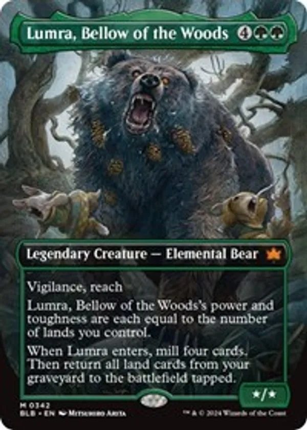 (image for) Lumra, Bellow of the Woods (Borderless) (0342) (Foil)