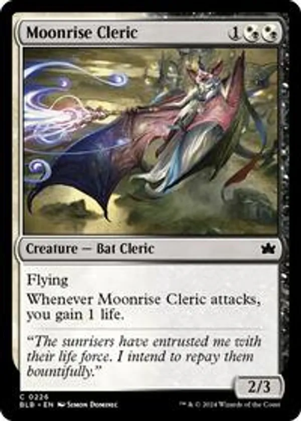 (image for) Moonrise Cleric (Foil)