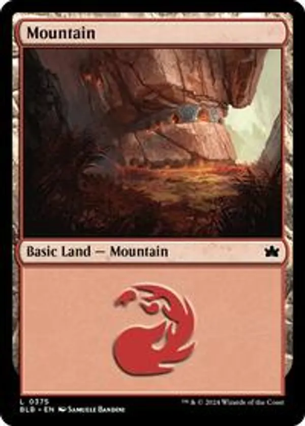 (image for) Mountain (0375) (Foil)