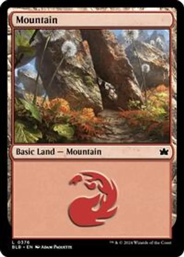 (image for) Mountain (0376) (Foil)