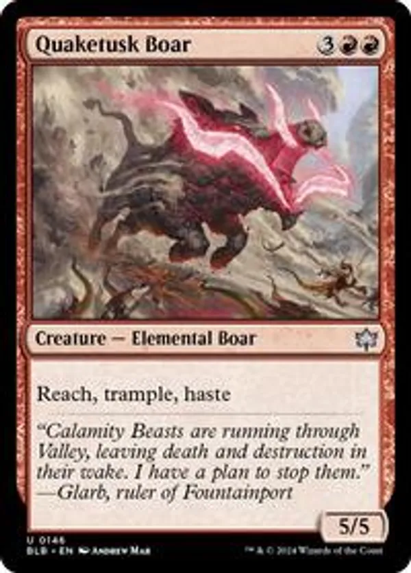 (image for) Quaketusk Boar (Foil)