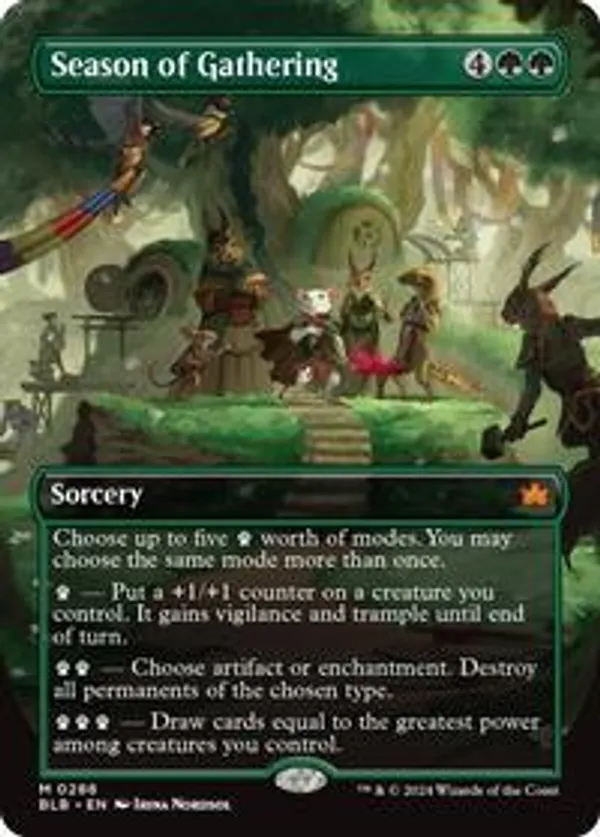 (image for) Season of Gathering (Borderless) (Foil)