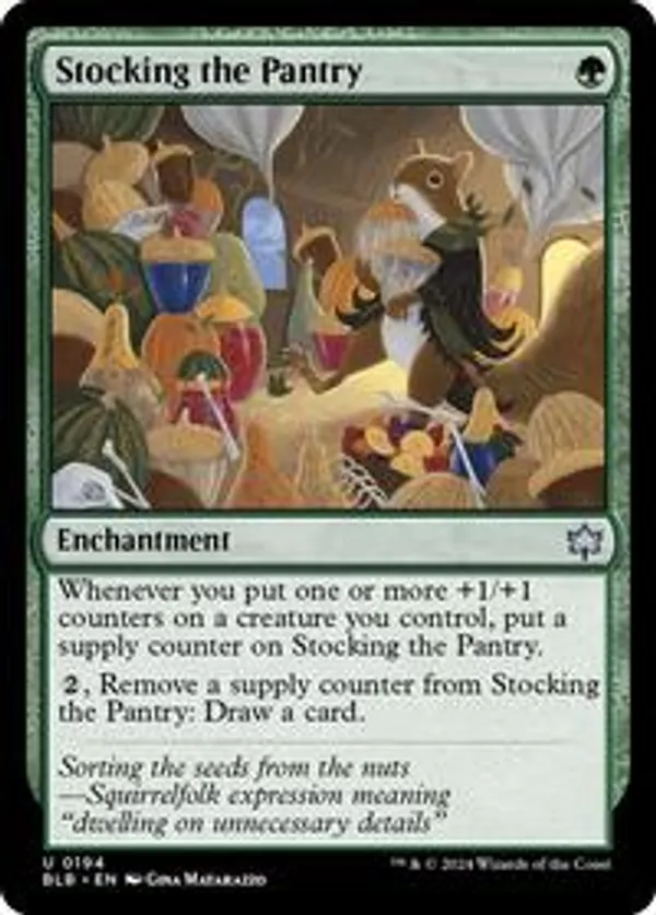 (image for) Stocking the Pantry (Foil)