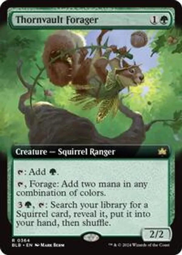 (image for) Thornvault Forager (Extended Art) (Foil)
