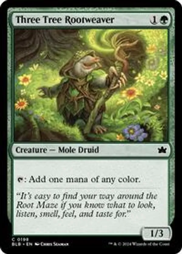 (image for) Three Tree Rootweaver (Foil)