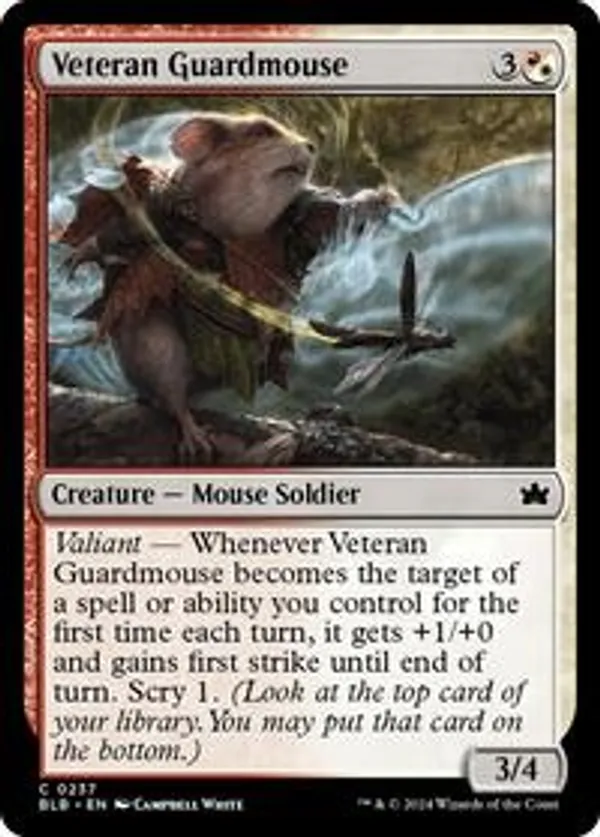 (image for) Veteran Guardmouse (Foil)