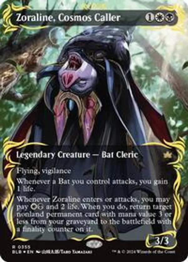 (image for) Zoraline, Cosmos Caller (Borderless) (Raised Foil)