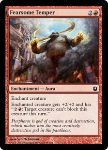(image for) Fearsome Temper (Foil)