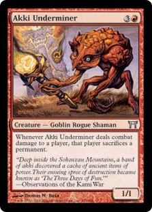 (image for) Akki Underminer (Foil)