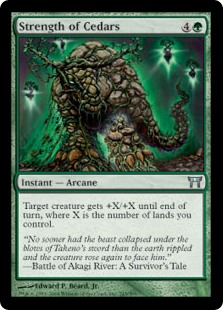 (image for) Strength of Cedars (Foil)