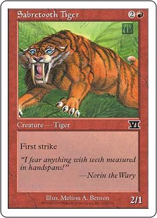 (image for) Sabretooth Tiger