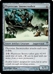 (image for) Phyrexian Snowcrusher