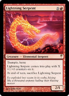 (image for) Lightning Serpent (Foil)