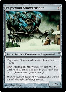 (image for) Phyrexian Snowcrusher (Foil)