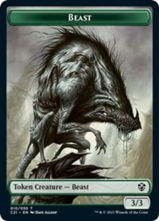 (image for) Beast (10) // Whale Double-sided Token