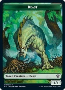 (image for) Beast (11) // Insect Double-sided Token