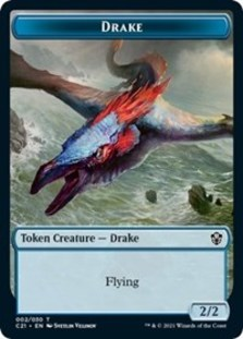 (image for) Drake // Elemental Double-sided Token