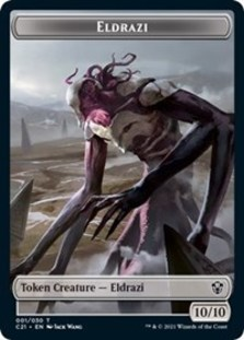 (image for) Eldrazi // Champion of Wits Double-sided Token