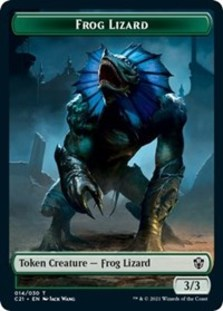(image for) Frog Lizard // Elephant Double-sided Token