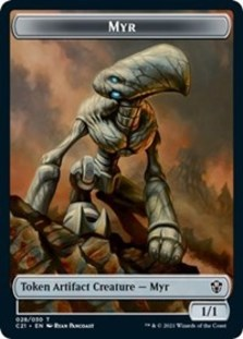 (image for) Myr // Treasure Double-sided Token