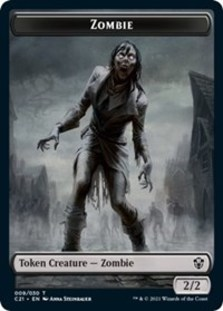 (image for) Zombie // Spirit Double-sided Token