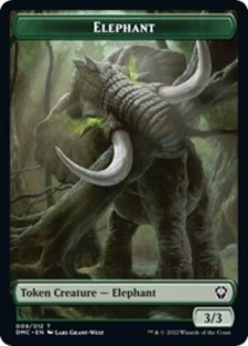 (image for) Elephant // Treasure Double-sided Token