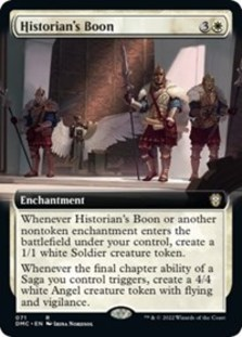 (image for) Historian's Boon (Extended Art) (Foil)