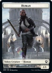 (image for) Human // Snake Double-sided Token