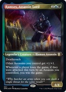 (image for) Ramses, Assassin Lord (Foil Etched) (Foil)