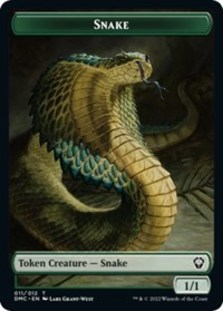 (image for) Snake // Egg Double-sided Token