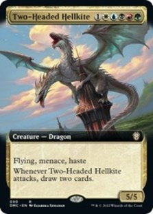 (image for) Two-Headed Hellkite (Extended Art)