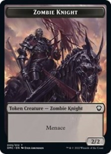 (image for) Zombie Knight // Knight Double-sided Token