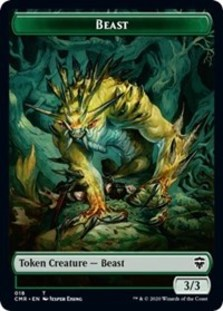 (image for) Beast (018) // Beast (019) Double-sided Token