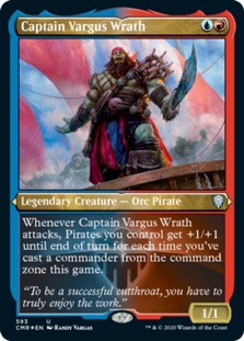 (image for) Captain Vargus Wrath (Foil Etched) (Foil)