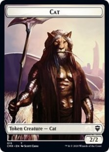 (image for) Cat // Soldier Double-sided Token
