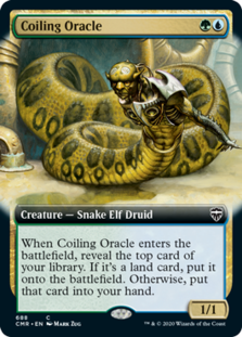 (image for) Coiling Oracle (Extended Art) (Foil)