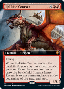 (image for) Hellkite Courser (Extended Art) (Foil)