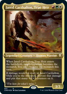 (image for) Jared Carthalion, True Heir (Foil Etched) (Foil)
